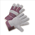 West Chester 400-SC Economy Split Cowhide Palm Starch Cuff Gloves